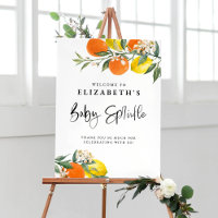 Citrons botaniques et oranges Été Bébé Saupoudrer