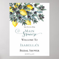 Citrons Main Squeeze | Olives noires Baby Shower
