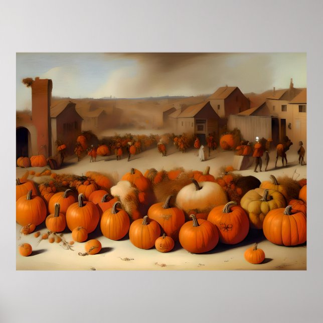 Affiche citrouille (Devant)