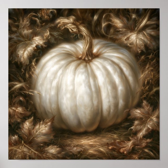 Affiche Citrouille blanche (Devant)
