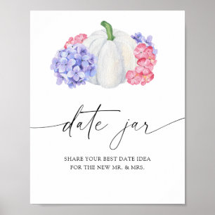 Affiche Citrouille blanche - idées de soirée en amoureux.