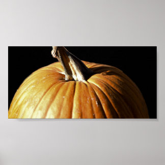 Affiche Citrouille d'automne d'Halloween