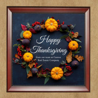 Citrouille d'entreprise bon thanksgiving Wreath pe