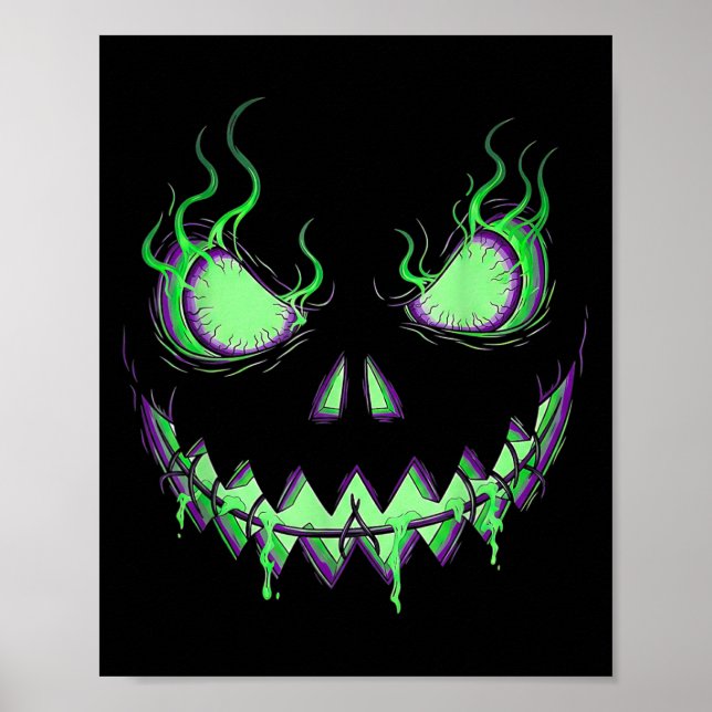 Affiche Citrouille effrayant Jack-o'-lantern Enfants d'Hal (Devant)