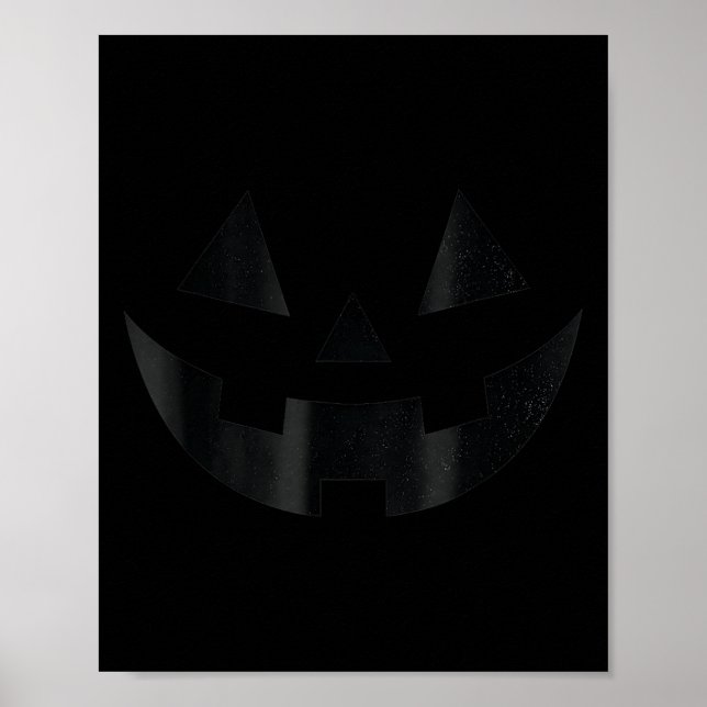 Affiche Citrouille Jack Halloween O Lanterne  (Devant)