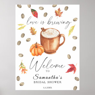 Affiche Citrouille Latte Bridal