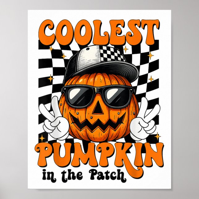 Affiche Citrouille le plus froid dans le Patch Chemise Hal (Devant)