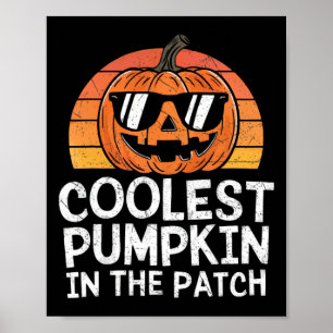 Affiche Citrouille le plus froid dans le Patch Halloween A