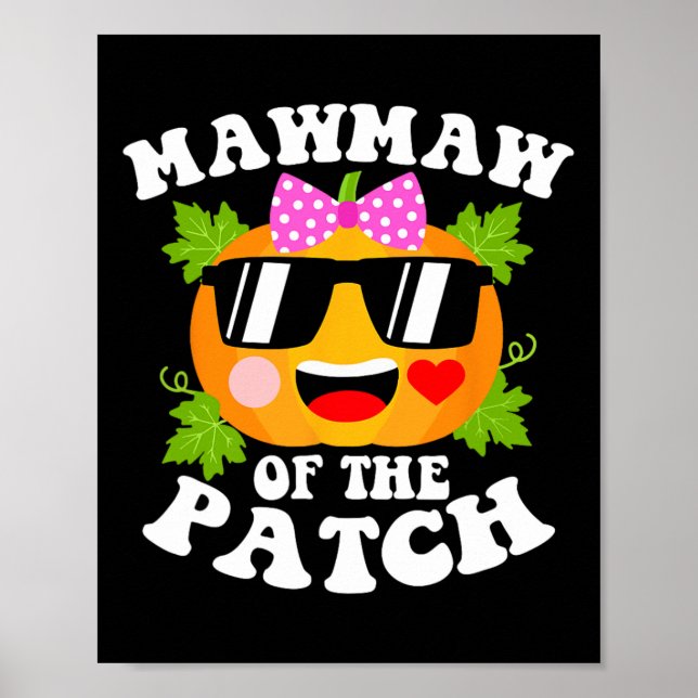 Affiche Citrouille Mawmaw De La Famille Patch Fun Hallowee (Devant)