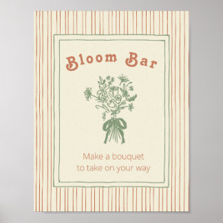 Affiche Citrouille : Panneau de la barre de floraison