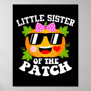 Affiche Citrouille Petite Soeur Du Patch Amusant Halloween