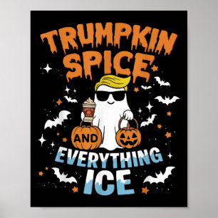 Affiche Citrouille Sce Et Tout Glace Tomber Automne Hallow