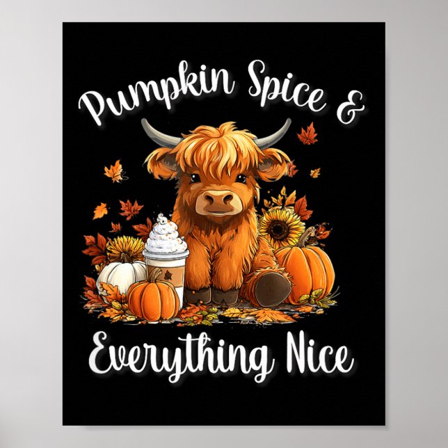 Affiche Citrouille Spice &amp; Tout Ce Qui Est Agréable Va (Devant)