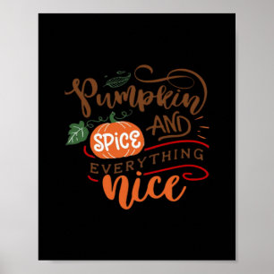 Affiche Citrouille Spice Girl