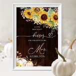 Affiche Citrouille Tournesol Combien de baisers Signer<br><div class="desc">Créez une suite élégante et intemporelle sur le thème des mariages,  qui reflète votre style sans effort avec des détails personnalisés.</div>