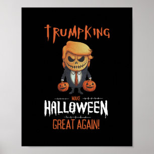 Affiche Citrouille Trump Rend Halloween Grand Encore 