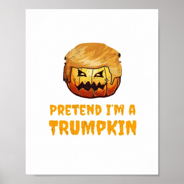 Affiche Citrouille Trumpkin (Devant)