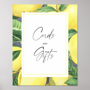 Affiche Citrus - Cartes et Cadeaux