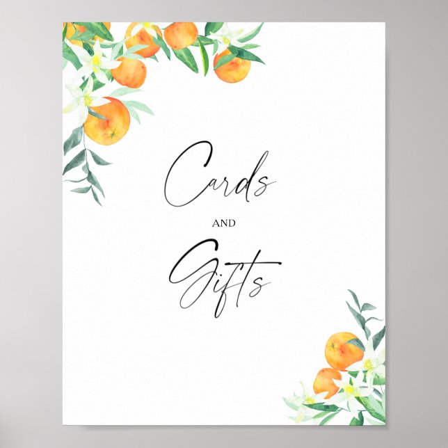 Affiche Citrus - Cartes et Cadeaux (Devant)