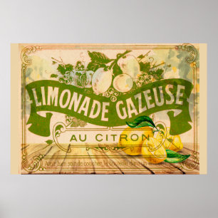 Affiche Citrus Citrus Été vintage