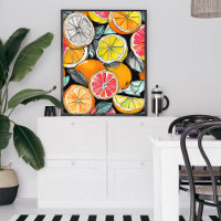 Citrus coloré non encadré