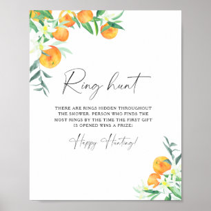 Affiche Citrus - Jeu de chasse à l'anneau pour enterrement
