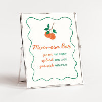 Citrus Little Cutie Baby shower moderne Maman Osa 