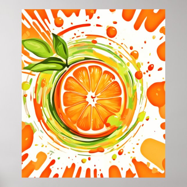 Affiche Citrus Splash of Joy (Devant)