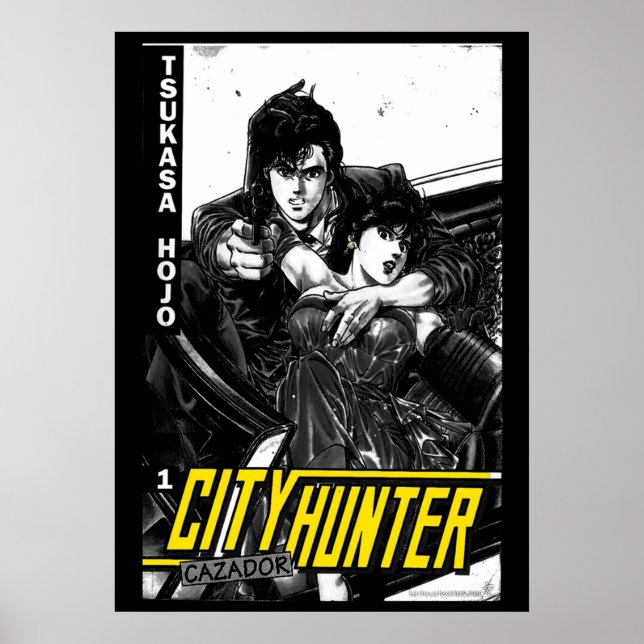 Affiche City Hunter Vintage 80s (Devant)