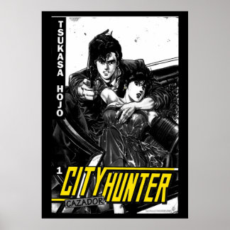 Affiche City Hunter Vintage 80s