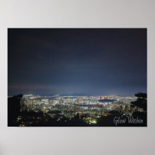 Affiche City Night Lights