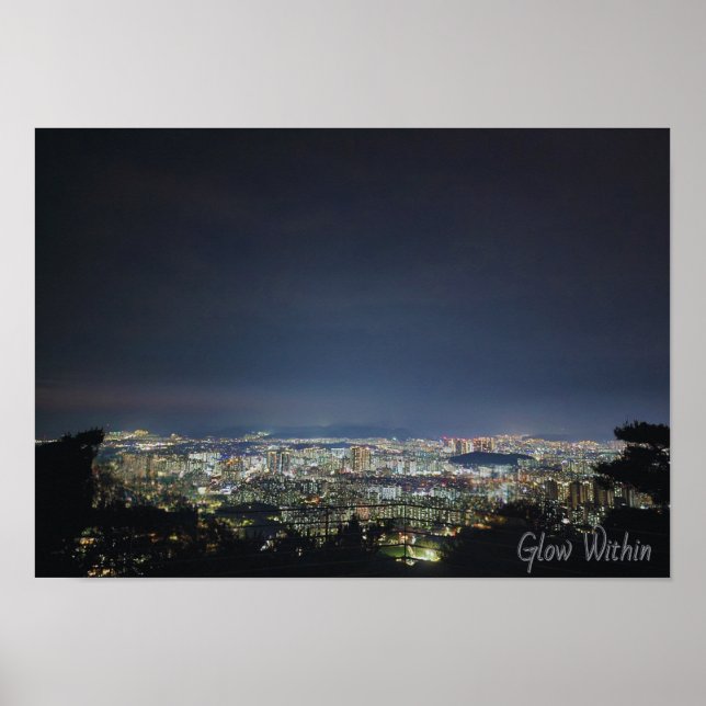 Affiche City Night Lights (Devant)