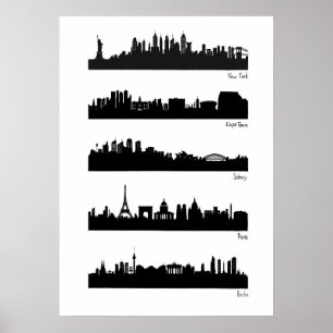 Affiche City Skylines - World