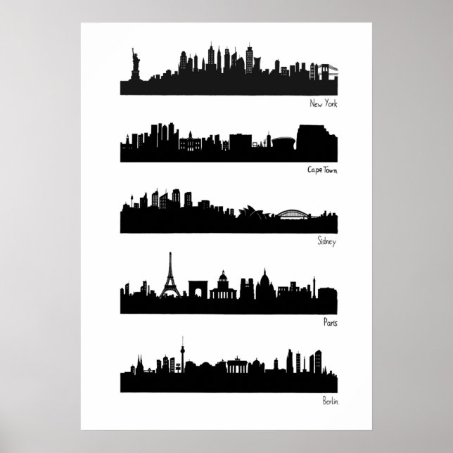 Affiche City Skylines - World (Devant)