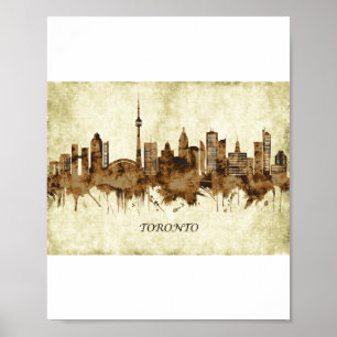 Affiche Cityscape de Toronto Canada