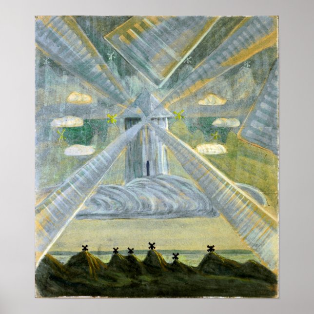 Affiche Ciurlionis - Andante Sonata II Druskininkai 1907 (Devant)