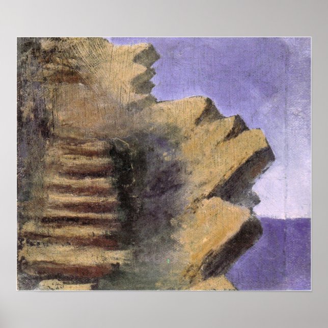 Affiche Ciurlionis - Falaise Au Bord De Mer 1905 (Devant)