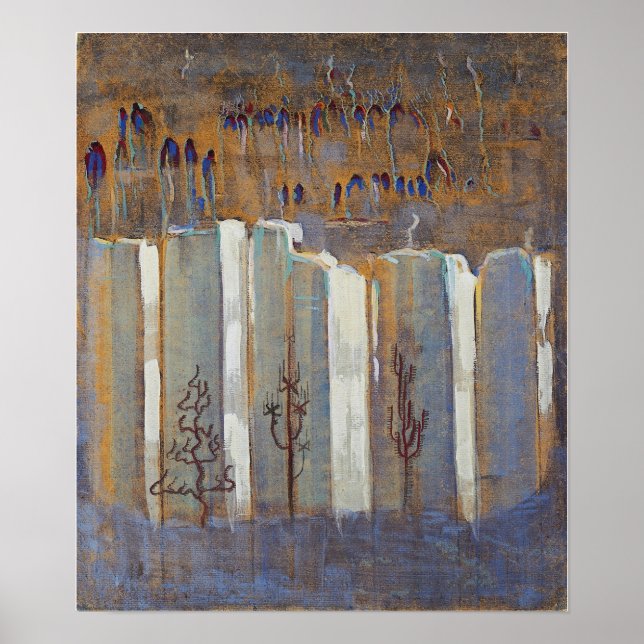 Affiche Ciurlionis - Hiver III 1907 (Devant)