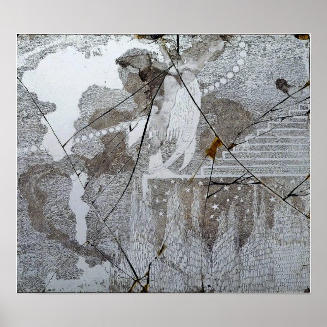 Affiche Ciurlionis - La matrice de verre de l'offrande 190 (Devant)