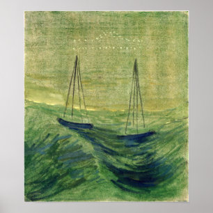 Affiche Ciurlionis - Le Soleil Est En Train De Passer Libr