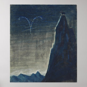 Affiche Ciurlionis - Le Soleil Passant 1906