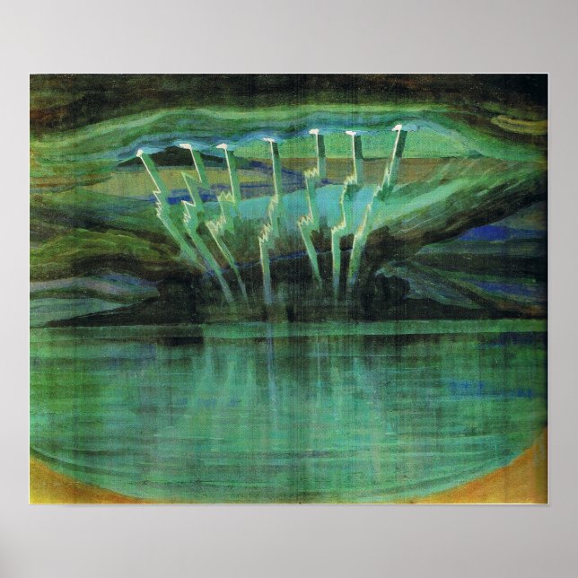 Affiche Ciurlionis - Lightning 1909 (Devant)