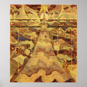 Affiche Ciurlionis - Sonate n°6 Les Étoiles Allegro