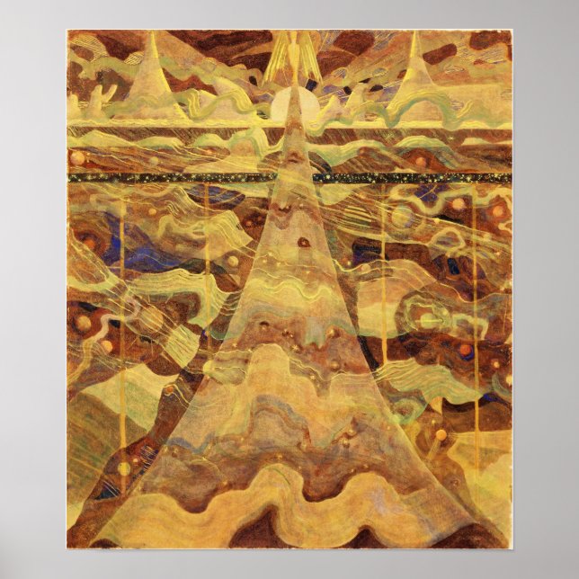 Affiche Ciurlionis - Sonate n°6 Les Étoiles Allegro (Devant)