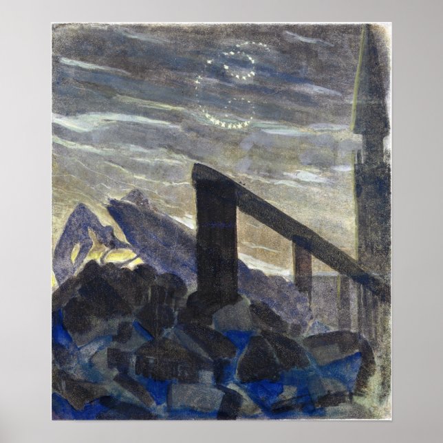 Affiche Ciurlionis - Sun Is Passing Cancer 1906 (Devant)