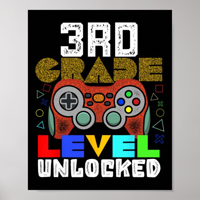 Affiche Ck À l'école 3e année Gamer  (Devant)