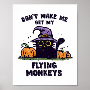 Affiche Ck Cat Halloween - Ne me faites pas prendre mon vo