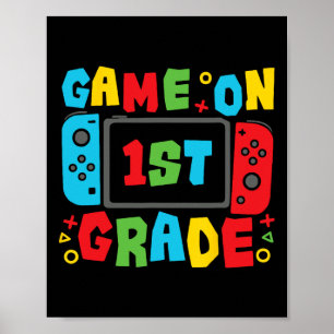 Affiche Ck Gamer À l'école Premier Jour Équipe 1re Année