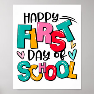 Affiche Ck To School Teachers Enfants Garçons Joyeux Premi
