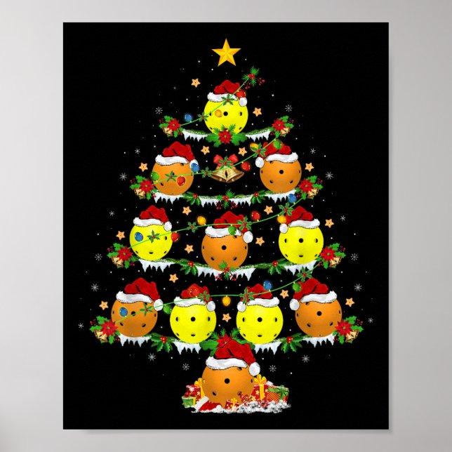 Affiche Ckleball Christmas Tree Lights Funny Srts Player X (Devant)